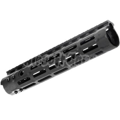 APS CNC 10" Inches Evolution Tech 3.0 M-LOK Rail System Handguard For APS CYMA G&P JG Tokyo Marui M4 M16 Series AEG Airsoft Black