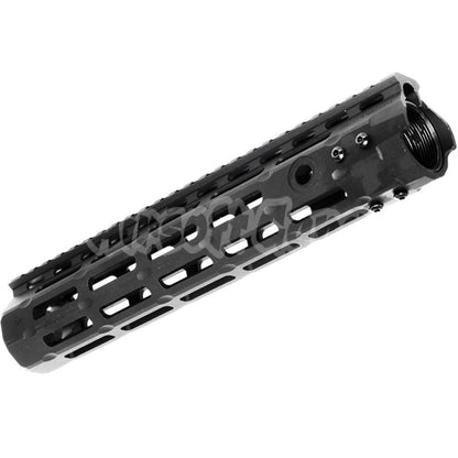 APS CNC 10" Inches Evolution Tech 3.0 M-LOK Rail System Handguard For APS CYMA G&P JG Tokyo Marui M4 M16 Series AEG Airsoft Black