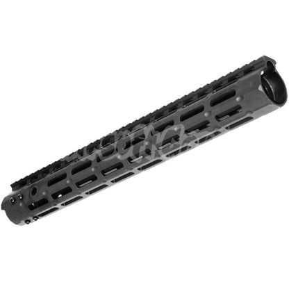 APS CNC 15" Inches Evolution Tech 5.0 M-LOK Rail System Handguard For APS CYMA G&P JG Tokyo Marui M4 M16 Series AEG Airsoft Black