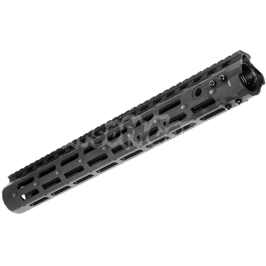 APS CNC 15" Inches Evolution Tech 5.0 M-LOK Rail System Handguard For APS CYMA G&P JG Tokyo Marui M4 M16 Series AEG Airsoft Black