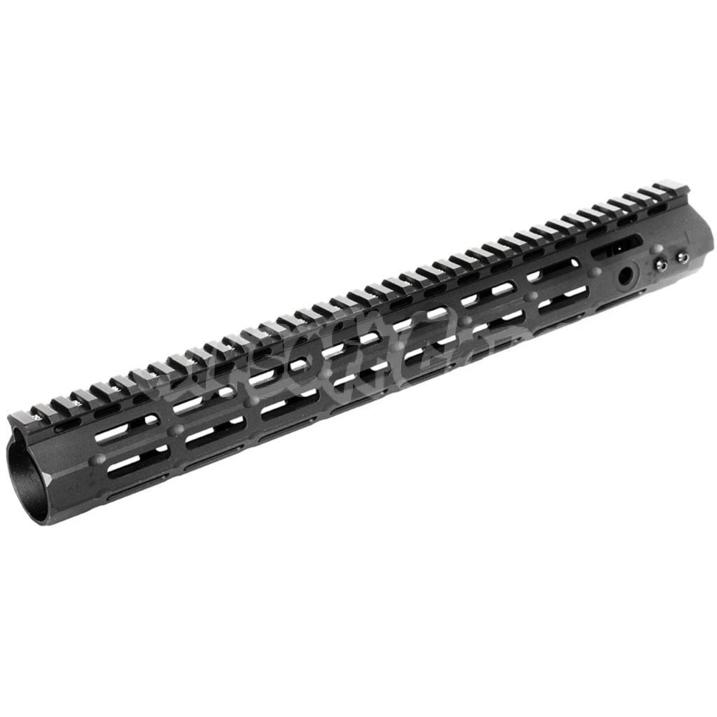 APS CNC 15" Inches Evolution Tech 5.0 M-LOK Rail System Handguard For APS CYMA G&P JG Tokyo Marui M4 M16 Series AEG Airsoft Black