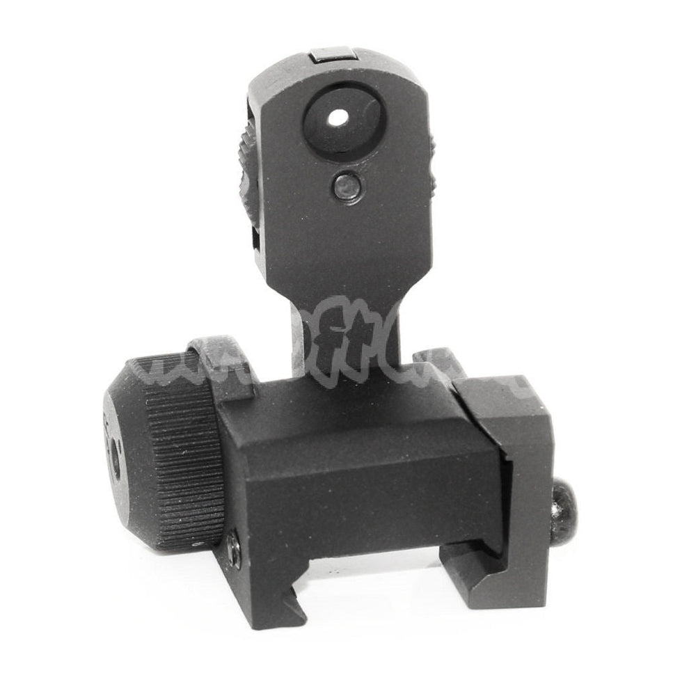 MAD BUIS Style Flip-Up Rear Sight For Standard 20mm RIS RAS Rail ...