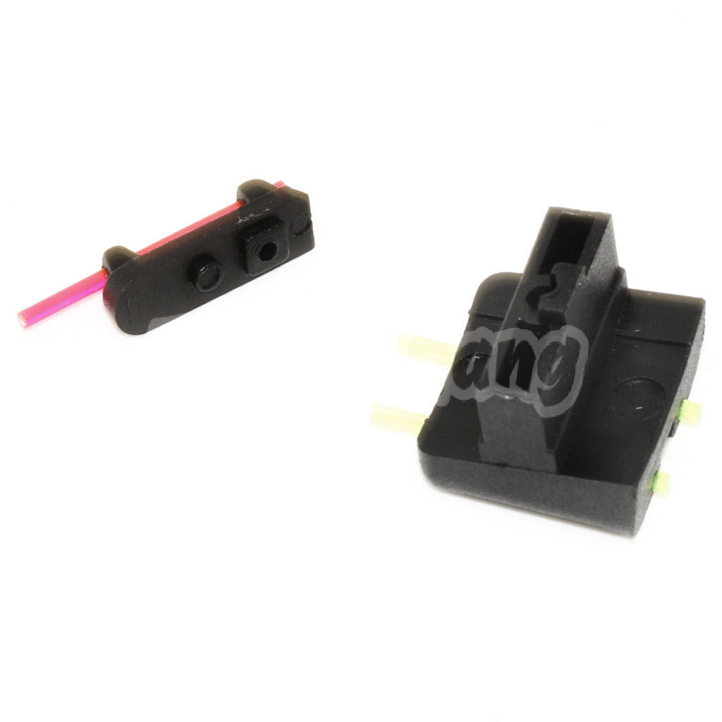 Airsoft APS Fiber Optic Front & Rear Sight For APS ACP606 Pistol GBB