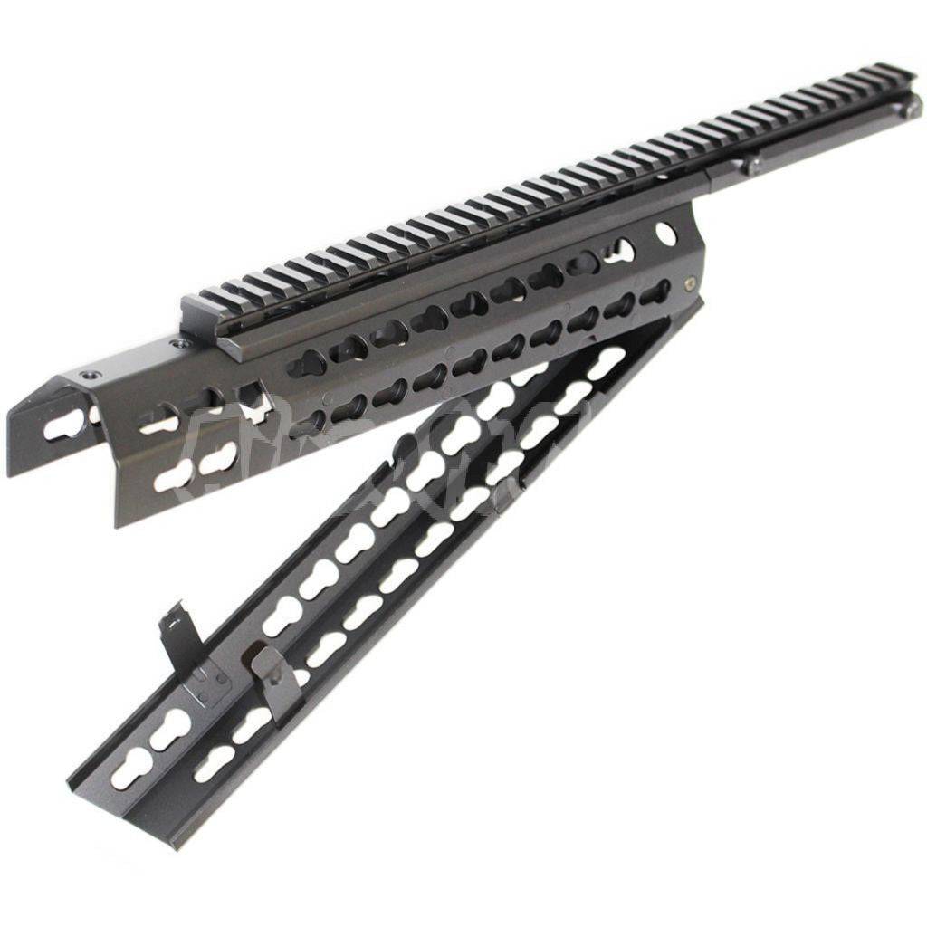 CYMA Keymod Modular Rail System Handguard For CYMA CM079 Tokyo Marui M4 Series AEG Airsoft Black