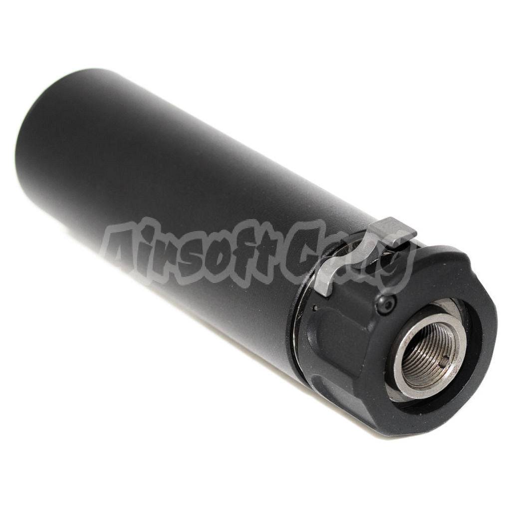 5KU 133mm SOCOM556 Mini-2 RC Suppressor Silencer with -14mm CCW Threading Flash Hider Black