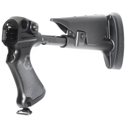 CYMA Retractable Stock with Plastic Grip For CYMA M870 Series Shotgun Airsoft Black