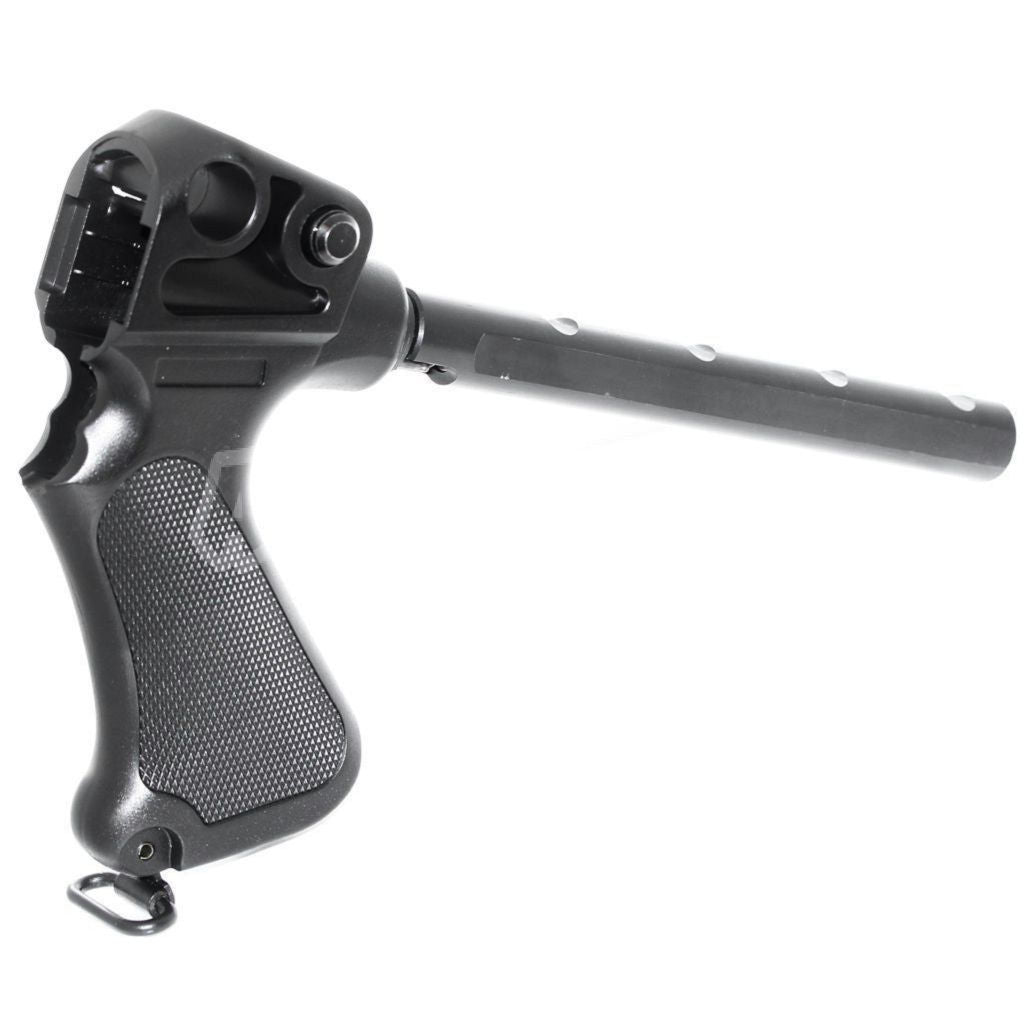 CYMA Retractable Stock with Plastic Grip For CYMA M870 Series Shotgun Airsoft Black