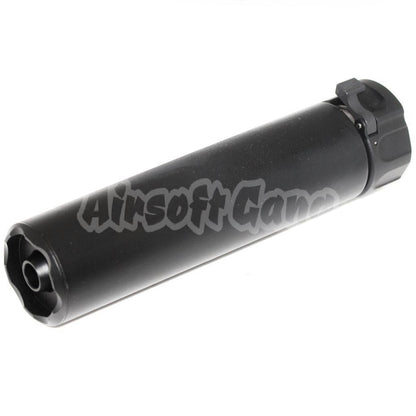 5KU 158mm SOCOM556 RC2 Suppressor Silencer with -14mm CCW Threading Flash Hider Black