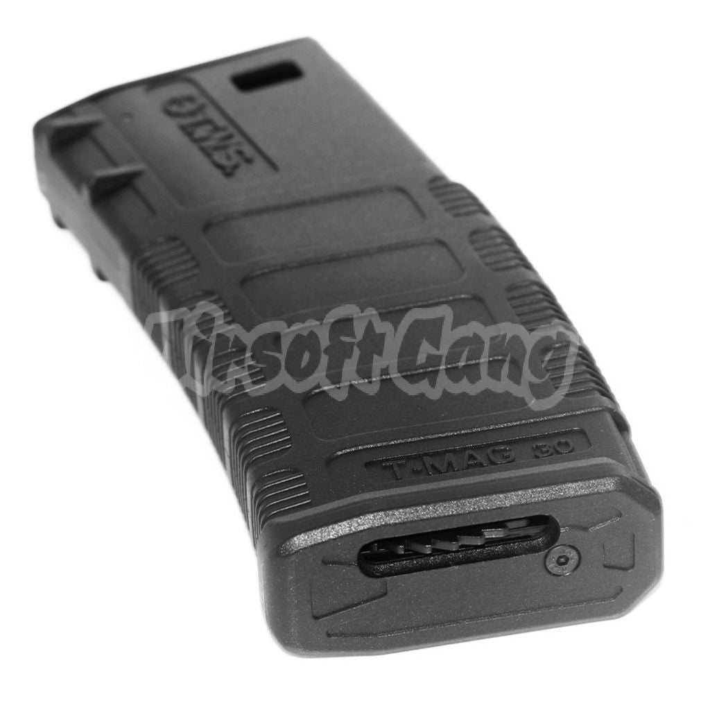 King Arms 370rd TWS T-MAG Hi-Cap Mag Magazine For King Arms Black Rain Ordnance M4 / Tokyo Marui / APS / CYMA / E&C / ARES / A&K / Echo1 / Jing Gong JG / VFC / ICS / Classic Army / G&P / G&G M4 M16 Series AEG Black