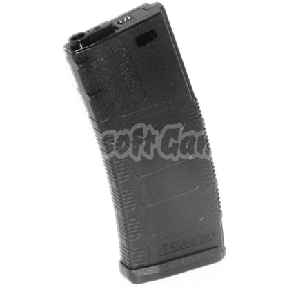 King Arms 370rd TWS T-MAG Hi-Cap Mag Magazine For King Arms Black Rain Ordnance M4 / Tokyo Marui / APS / CYMA / E&C / ARES / A&K / Echo1 / Jing Gong JG / VFC / ICS / Classic Army / G&P / G&G M4 M16 Series AEG Black