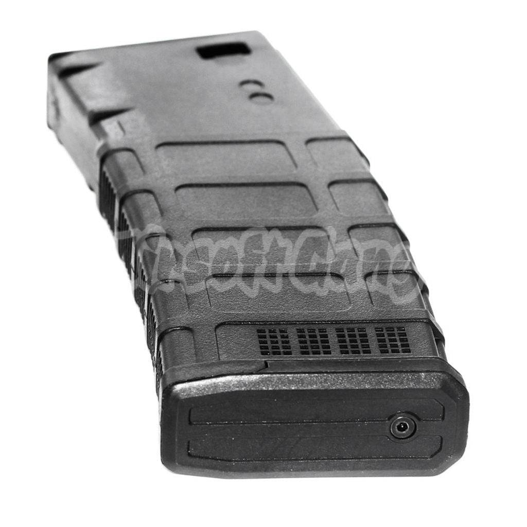 Airsoft CYMA 220rd Polymer Waffle Mag Mid-Cap Magazine for CYMA, E&C, APS, D-Boys, ICS, Classic Army, G&P, Tokyo Marui M4 M16 Series AEG Black