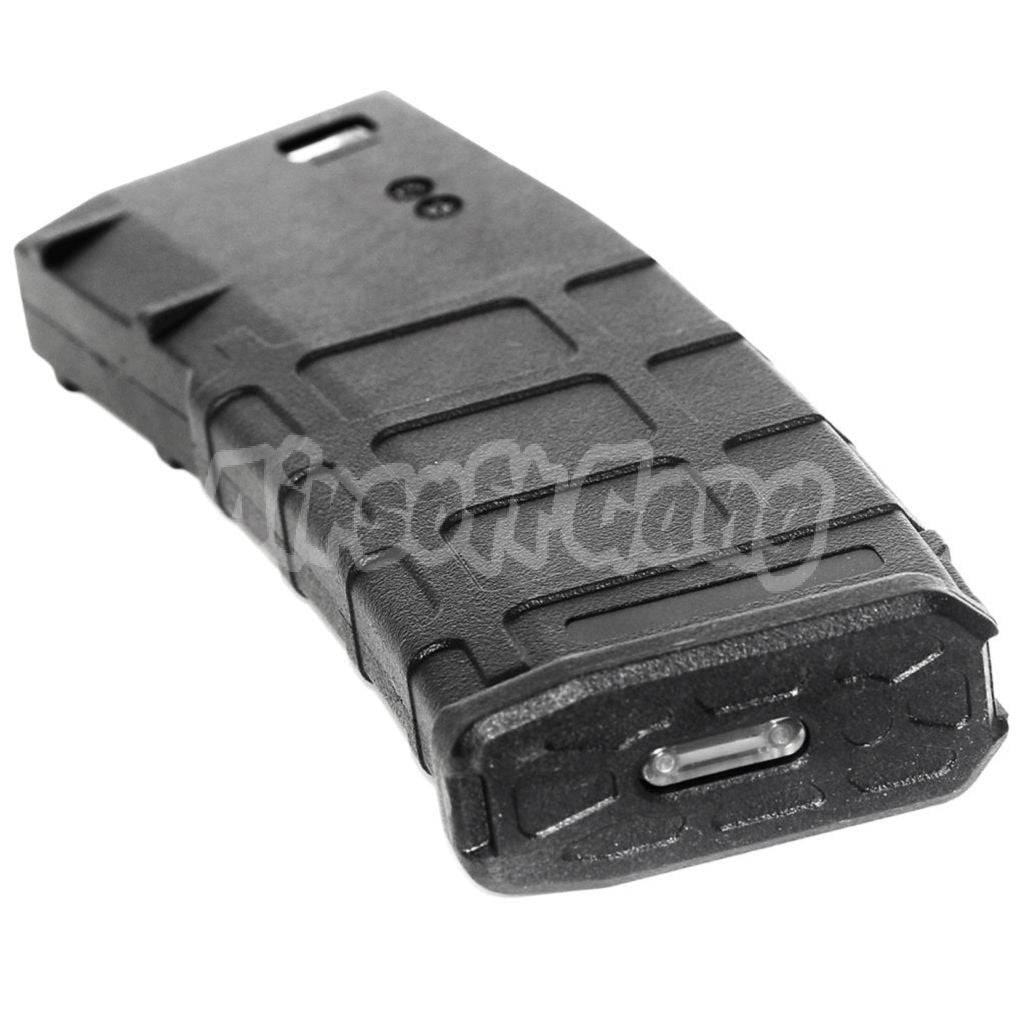 Airsoft CYMA 160rd Polymer Waffle Mag Mid-Cap Magazine for CYMA, E&C, APS, D-Boys, ICS, Classic Army, G&P, Tokyo Marui M4 M16 Series AEG Black