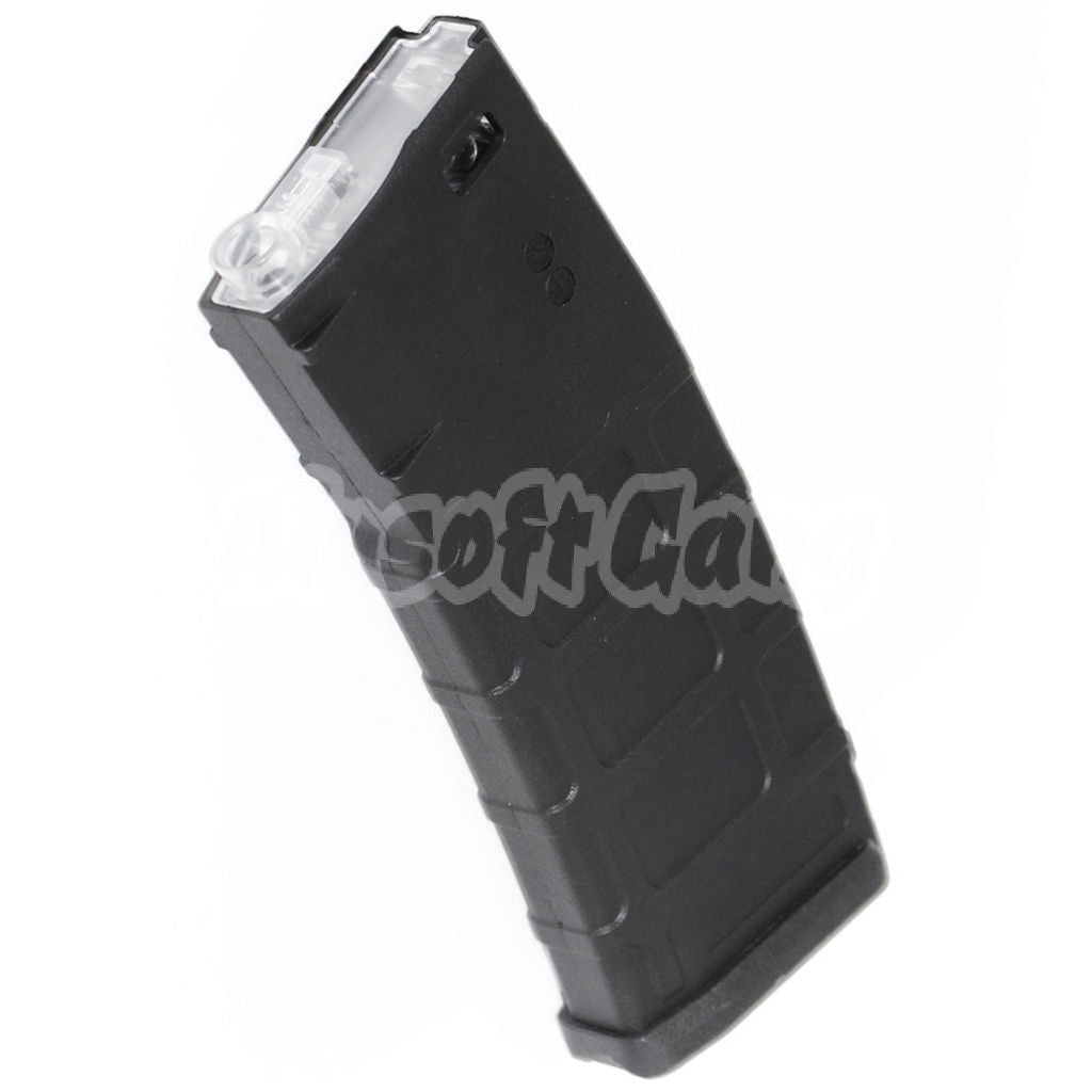 Airsoft CYMA 160rd Polymer Waffle Mag Mid-Cap Magazine for CYMA, E&C, APS, D-Boys, ICS, Classic Army, G&P, Tokyo Marui M4 M16 Series AEG Black