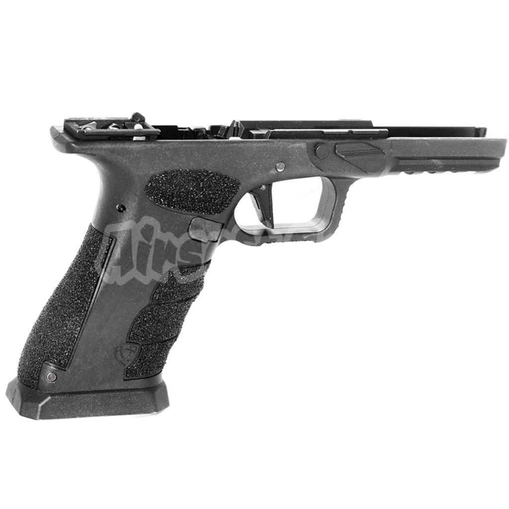 APS SHARK GBB Pistol Stippling Polymer Lower Frame with Internals Black