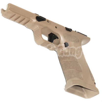 APS SHARK GBB Pistol Stippling Polymer Lower Frame with Internals Dark Earth Tan