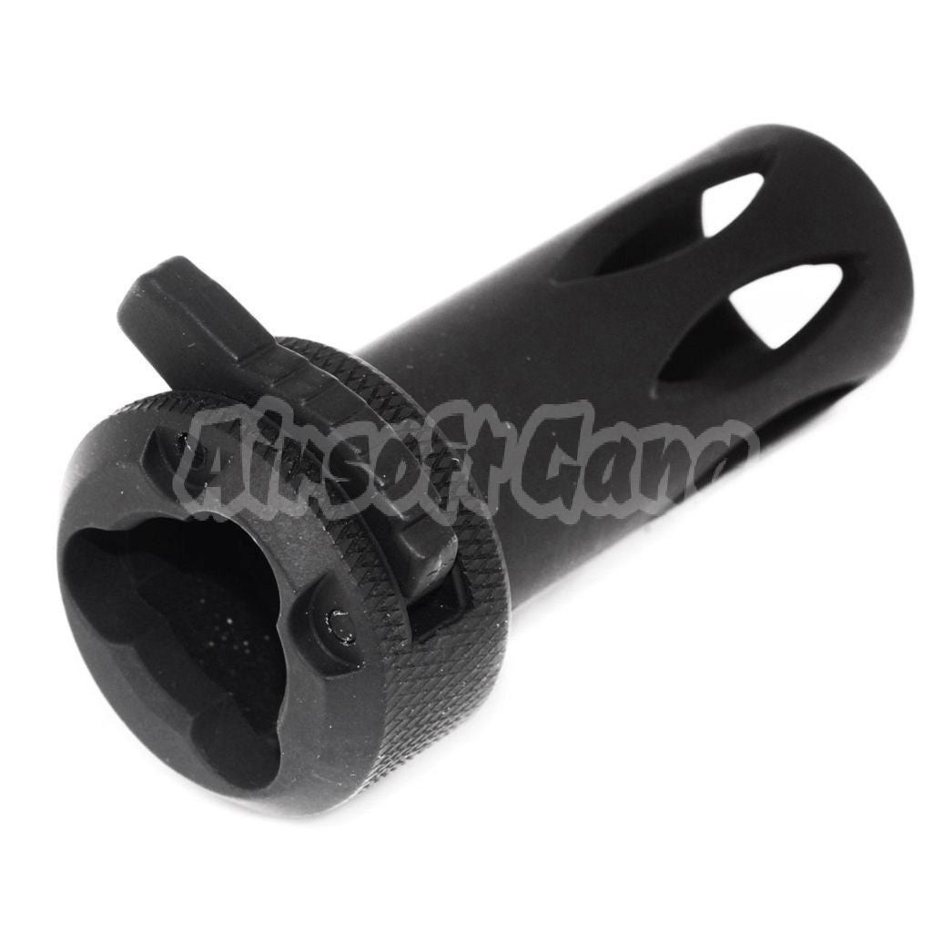 CYMA QD Flash Hider with Muzzle Adaptor For CM041 CM049 MP5 AEG Airsoft Black