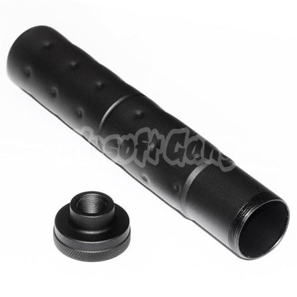 CYMA 188mm MK23 Style Suppressor Silencer Barrel Extension For All -14mm CCW Threading Airsoft Rifle Black