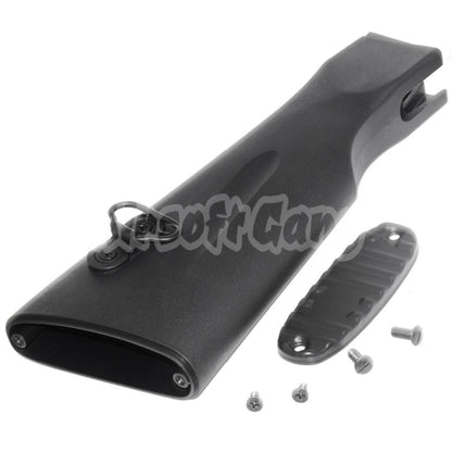 CYMA Light Weight Fixed Stock For Tokyo Marui AK74 Series AEG Airsoft Black