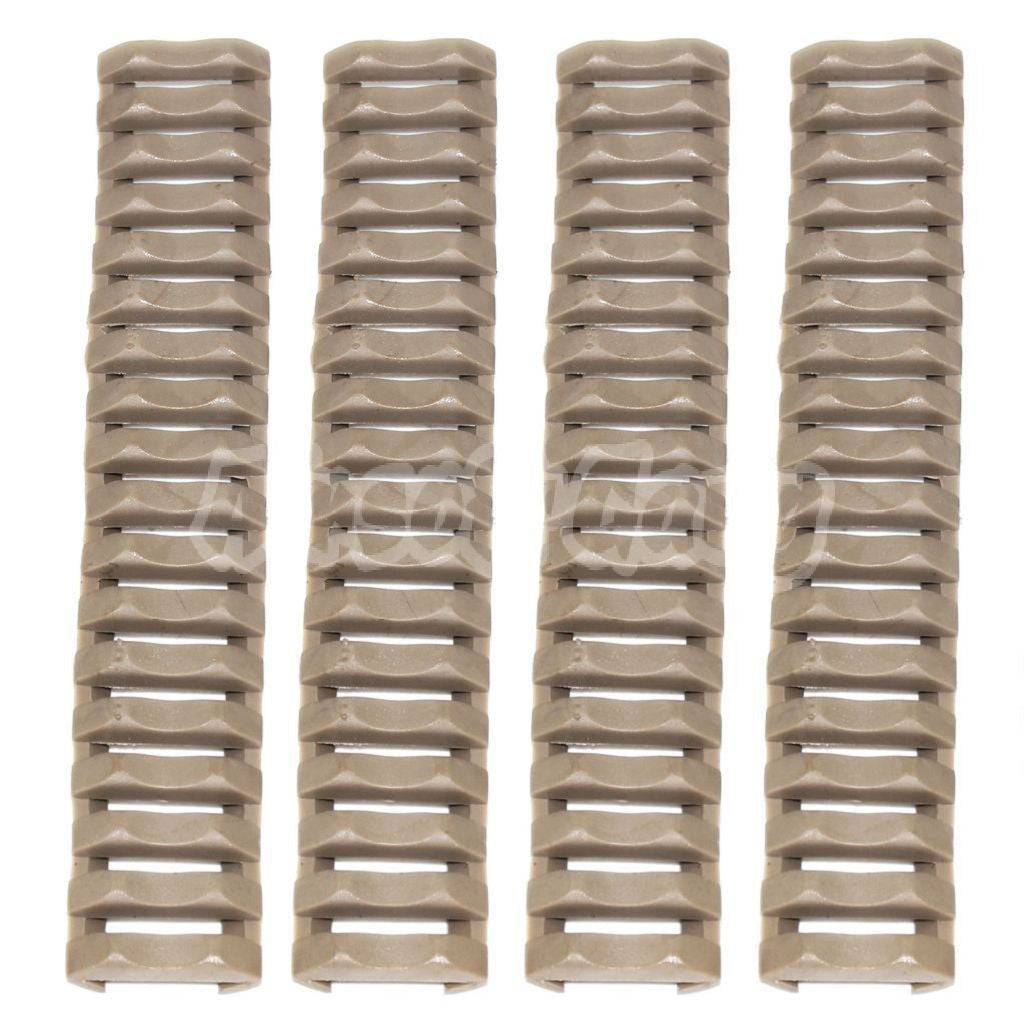 Energy 4pcs Soft Rubber 20mm RIS RAS Cache Rail Cover Panel Dark Earth -  AirsoftEra