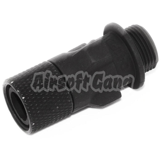 CYMA Metal Flash Hider Muzzle Adaptor For CYMA CM041 PDW MP5 AEG Airsoft Black