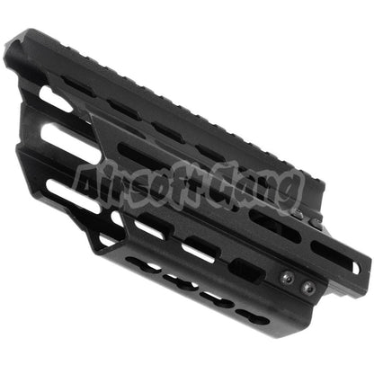 BATTLEAXE 166mm CNC P90 Keymod M-LOK RAS Rail System Handguard For Tokyo Marui P90 AEG Airsoft Black