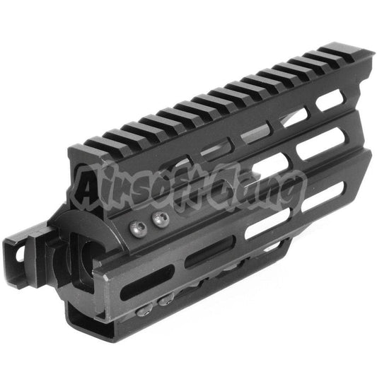 BATTLEAXE 166mm CNC P90 Keymod M-LOK RAS Rail System Handguard For Tokyo Marui P90 AEG Airsoft Black