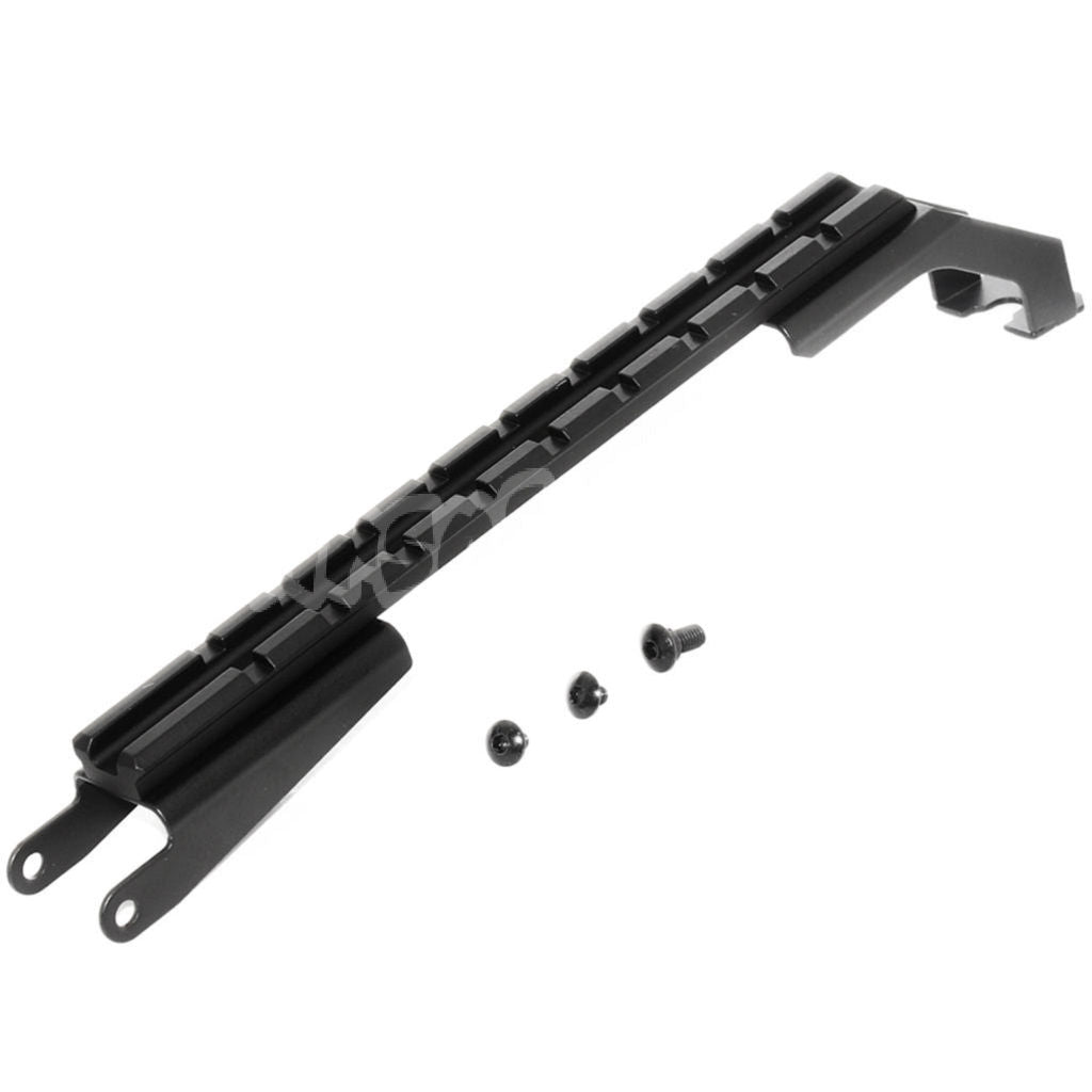 CYMA AK Upper Receiver Cover with 217mm Tactical Top Rail Scope Mount For CM039C / CM048 / CM050 / Echo1 / Jing Gong JG / Tokyo Marui AK Series AEG Airsoft Black