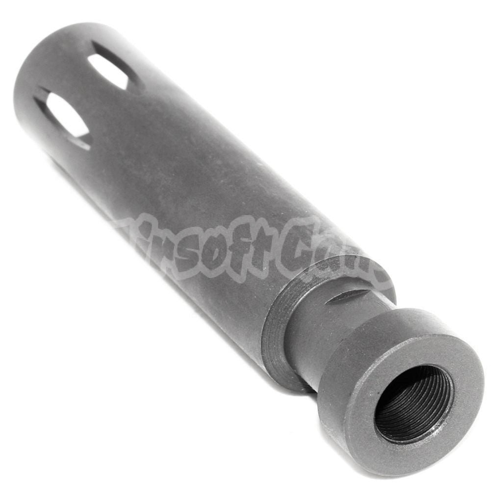 119mm XM177 E2 Muzzle Brake Flash Hider For All +14mm CW Threading AEG GBB Airsoft Rifle Matt Gray