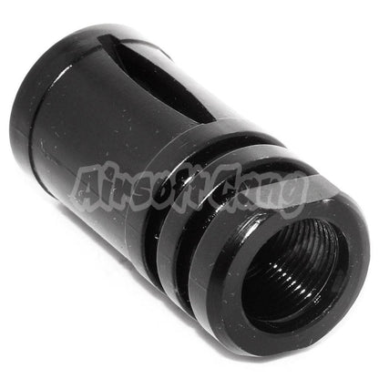 45mm Bird Cage M4 M16 Muzzle Brake Flash Hider For All +14mm CW Threading AEG GBB Airsoft Rifle Black