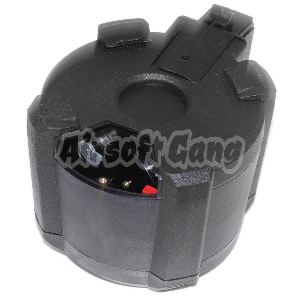 BATTLEAXE 1400rd Electric Drum Mag Magazine For AK-Series APS / CYMA / Tokyo Marui / D-Boys / Jing Gong JG / Classic Army / ICS AEG Airsoft Black