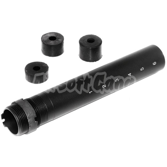 5KU 6-Position Buffer Tube Stock Pipe For Western Arms WA G&P WOC M4 M4A1 Series GBB Airsoft Rifle Black