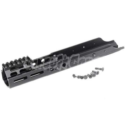 PTS Kinetic MREX M-LOK Handguard Rail For VFC WE Cybergun Tokyo Marui Recoil Shock SCAR Black