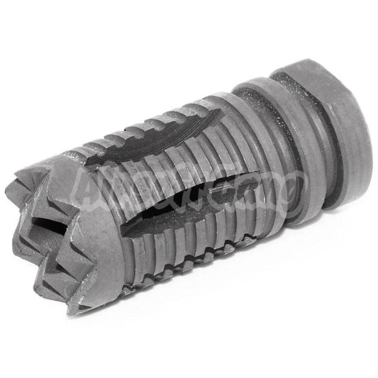 50mm Tenderizer Muzzle Brake Flash Hider For All +14mm CW Threading Airsoft Rifle Matt Gray