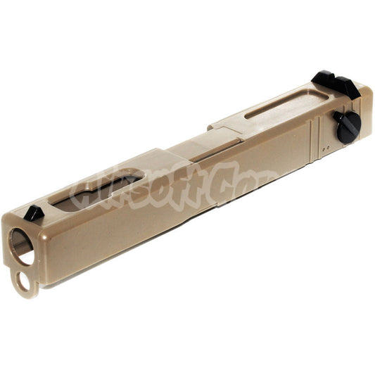 Airsoft CYMA Plastic Slide For CYMA CM030 G18C AEP Pistol Tan