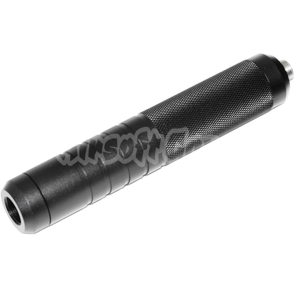 Airsoft 5.75" Noise Damping Bowl Suppressor Silencer with 12pcs Plastic Baffles Black