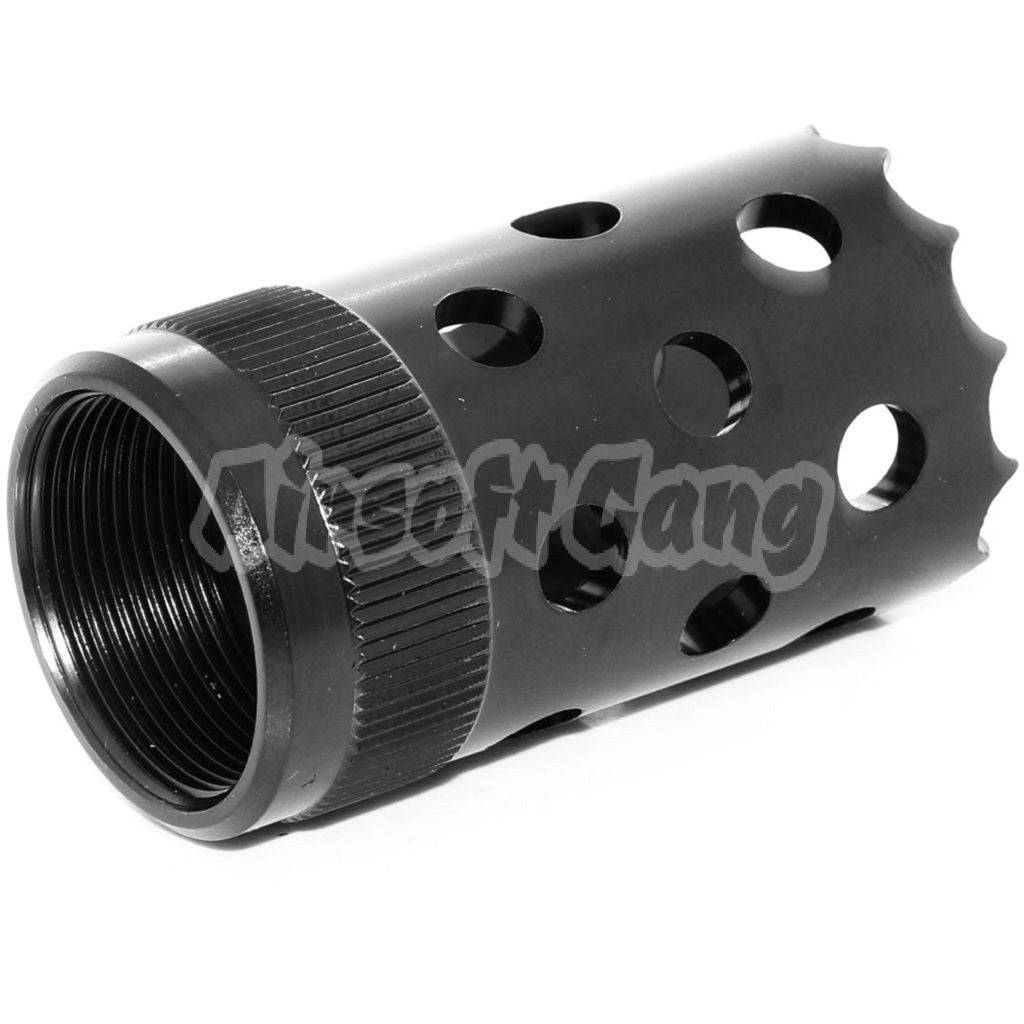 50mm Sport Tactical M3 Shotgun Muzzle Brake Flash Hider -22mm CCW Black