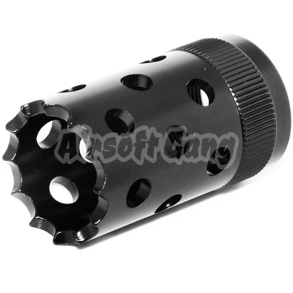 50mm Sport Tactical M3 Shotgun Muzzle Brake Flash Hider -22mm CCW Black