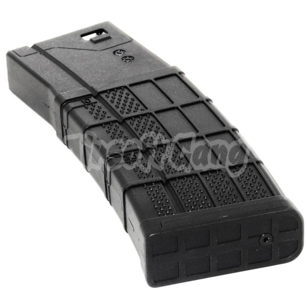 Airsoft CYMA 140rd Long Type Plastic Waffle Mag Mid-Cap Magazine for CYMA, APS, D-Boys, JG, Golden Eagle, E&C, G&P, ICS, Classic Army, Tokyo Marui M4 M16 Series AEG Black