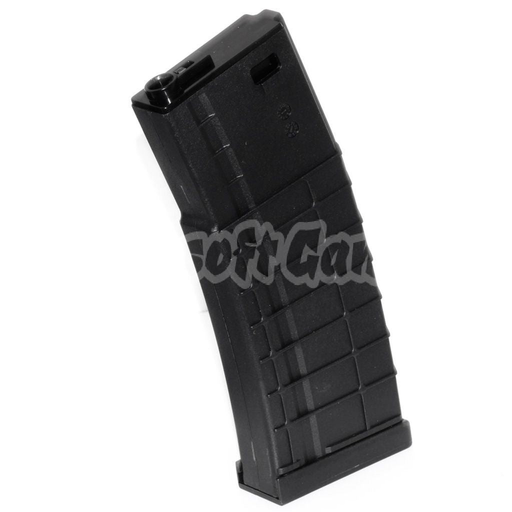 Airsoft CYMA 150rd Plastic Waffle Mag Mid-Cap Magazine for CYMA, APS, D-Boys, JG, Golden Eagle, E&C, G&P, ICS, Classic Army, Tokyo Marui M4 M16 Series AEG Black