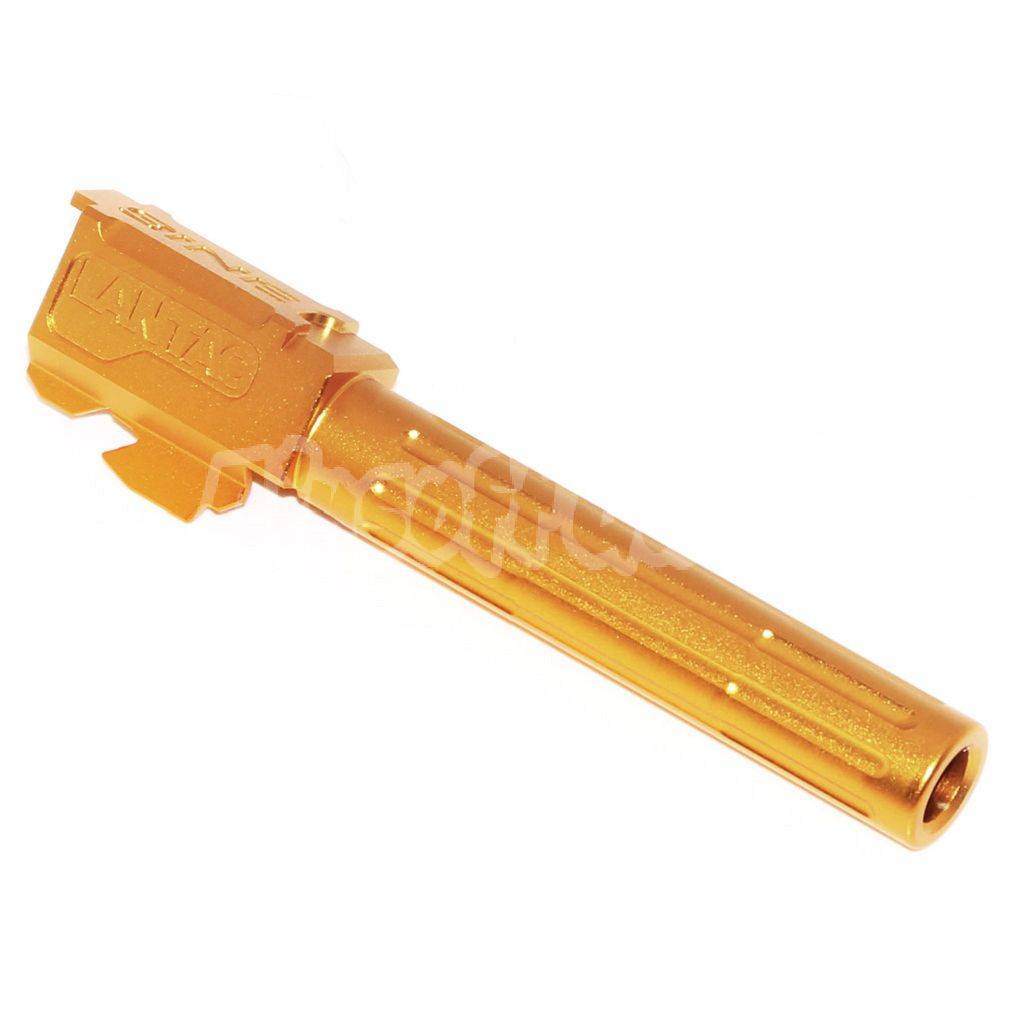 Airsoft 5KU 110mm/113mm 9INE Style Non-Threaded Outer Barrel for Tokyo Marui G17 GBB Gold