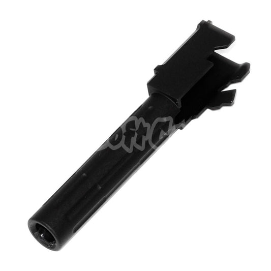 Airsoft 5KU 98mm/102mm 9INE Style Non-Threaded Outer Barrel for Umarex / VFC G19 GBB Black