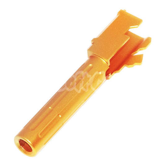 Airsoft 5KU 98mm/102mm 9INE Style Non-Threaded Outer Barrel for Umarex / VFC G19 GBB Gold