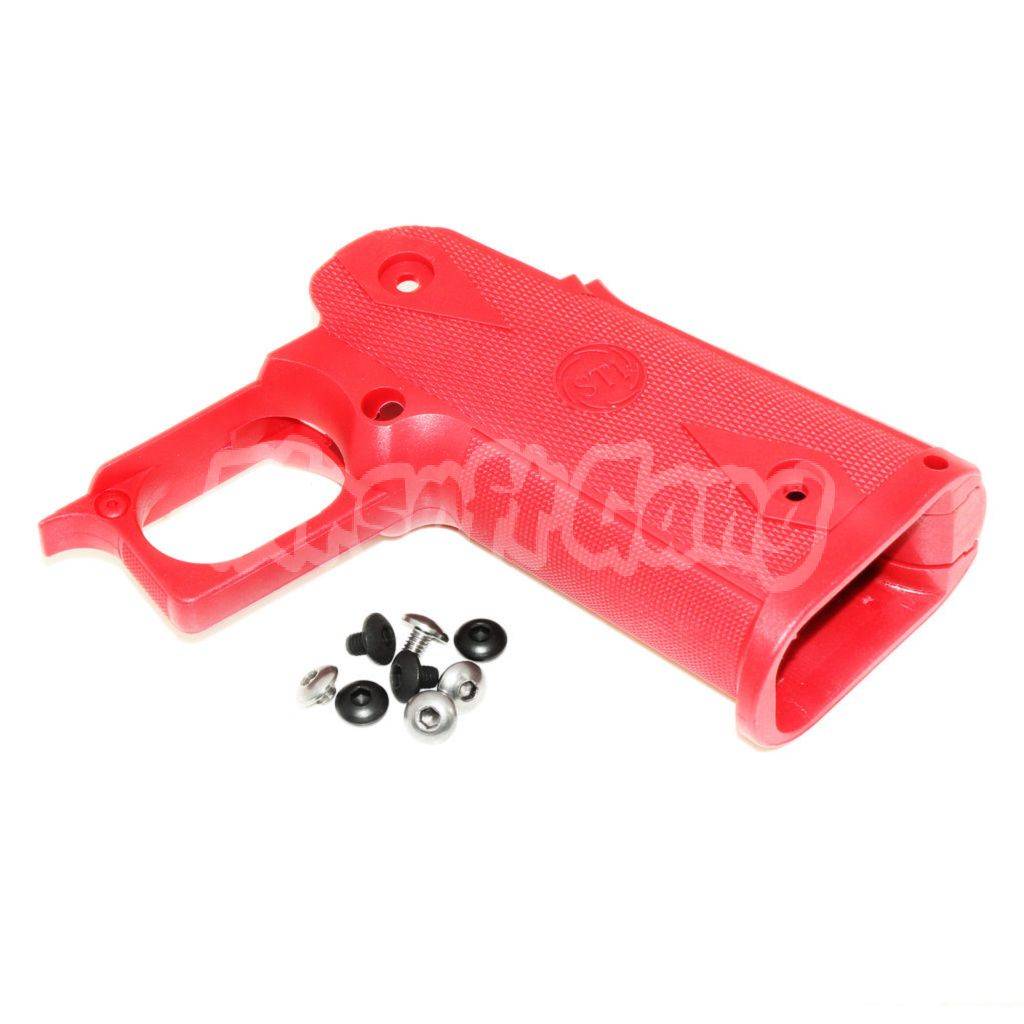 Airsoft 5KU STI Style Nylon Pistol Grip for Tokyo Marui Hi-Capa 5.1 4.3 GBB Pistol Red