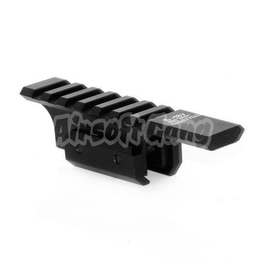 Airsoft 5KU B-18U Elongated Krink Classic Upper Rail For GHK LCT Tokyo Marui AKS74U Black