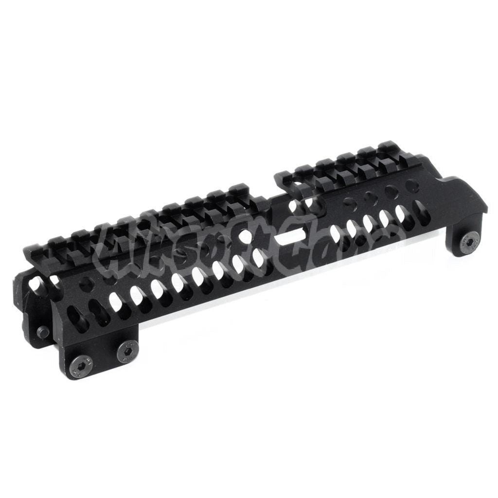 5KU 196mm B-31C Classic Upper Handguard Rail System for LCT GHK CYMA D-Boys Tokyo Marui AK Series AEG GBB Rifle Black