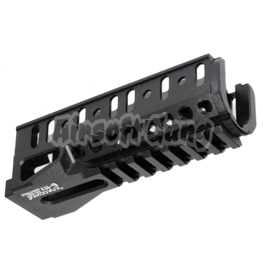 5KU 124mm B-11U Classic Lower Handguard Rail System for LCT GHK CYMA D-Boys E&L Tokyo Marui AKS-74U Series AEG GBB Rifle Black