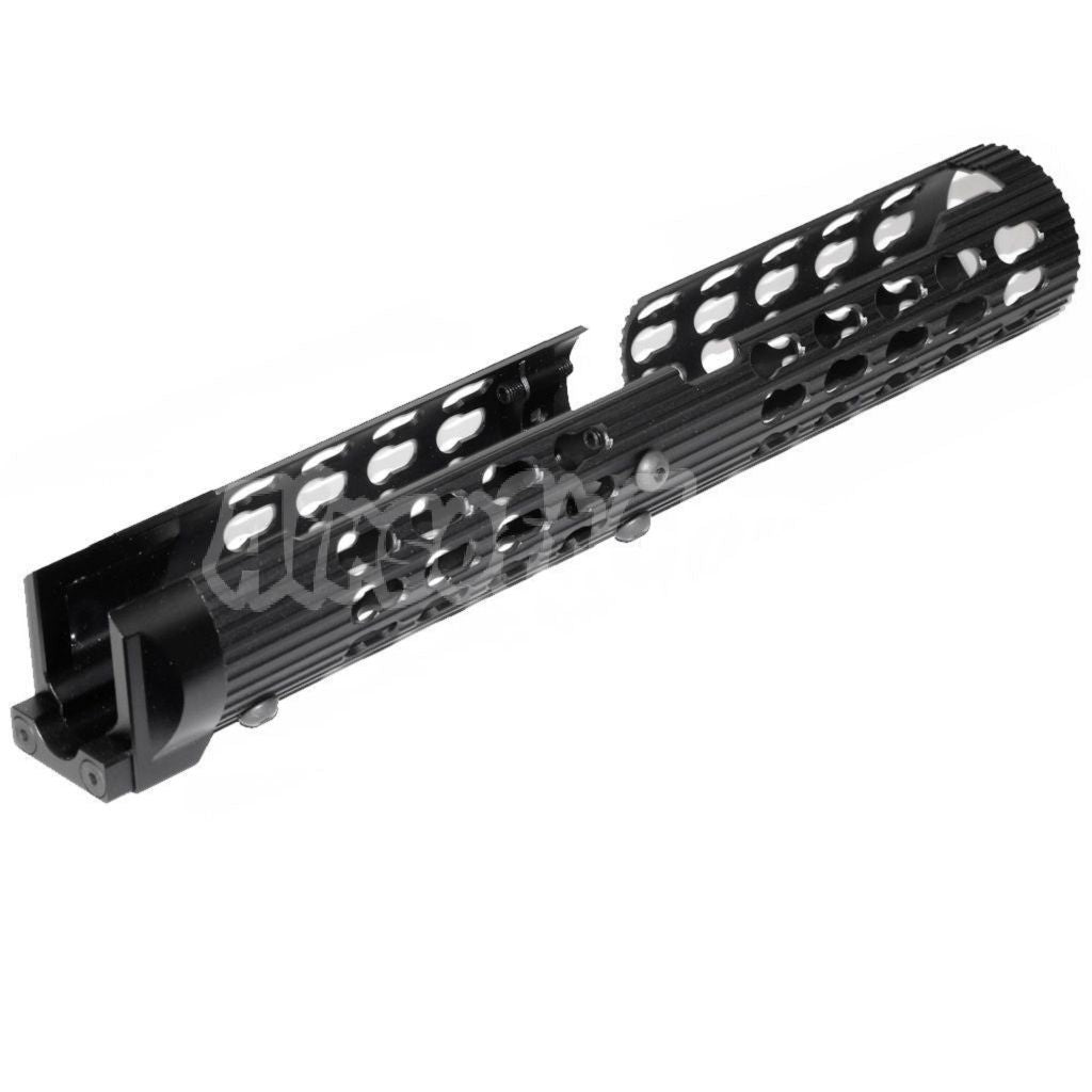 Airsoft 5KU VS-25 Tubular Keymod Handguard for AK102 AK104 AK105 Series AEG Black