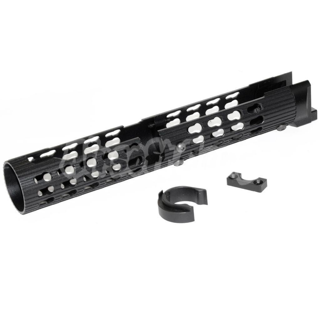 Airsoft 5KU VS-25 Tubular Keymod Handguard for AK102 AK104 AK105 Series AEG Black