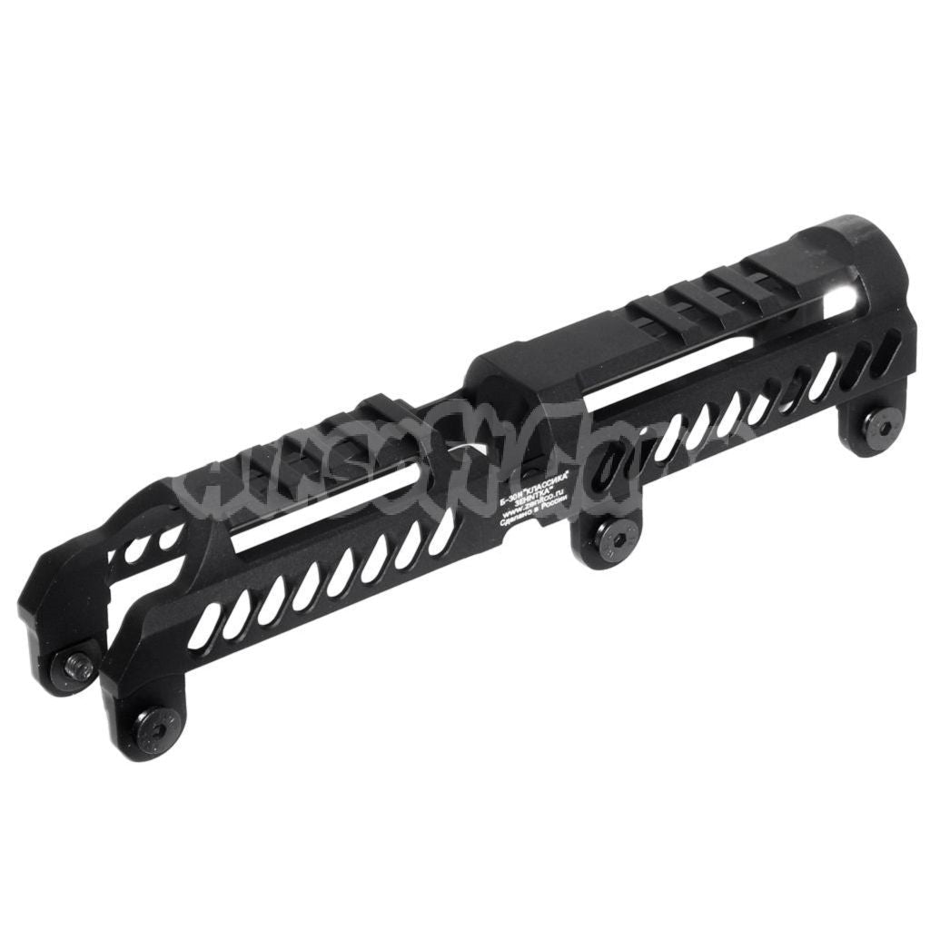 5KU 196mm B-31N Classic Low Profile Upper Handguard Rail System for GHK LCT AK Series AEG GBB Rifle Black