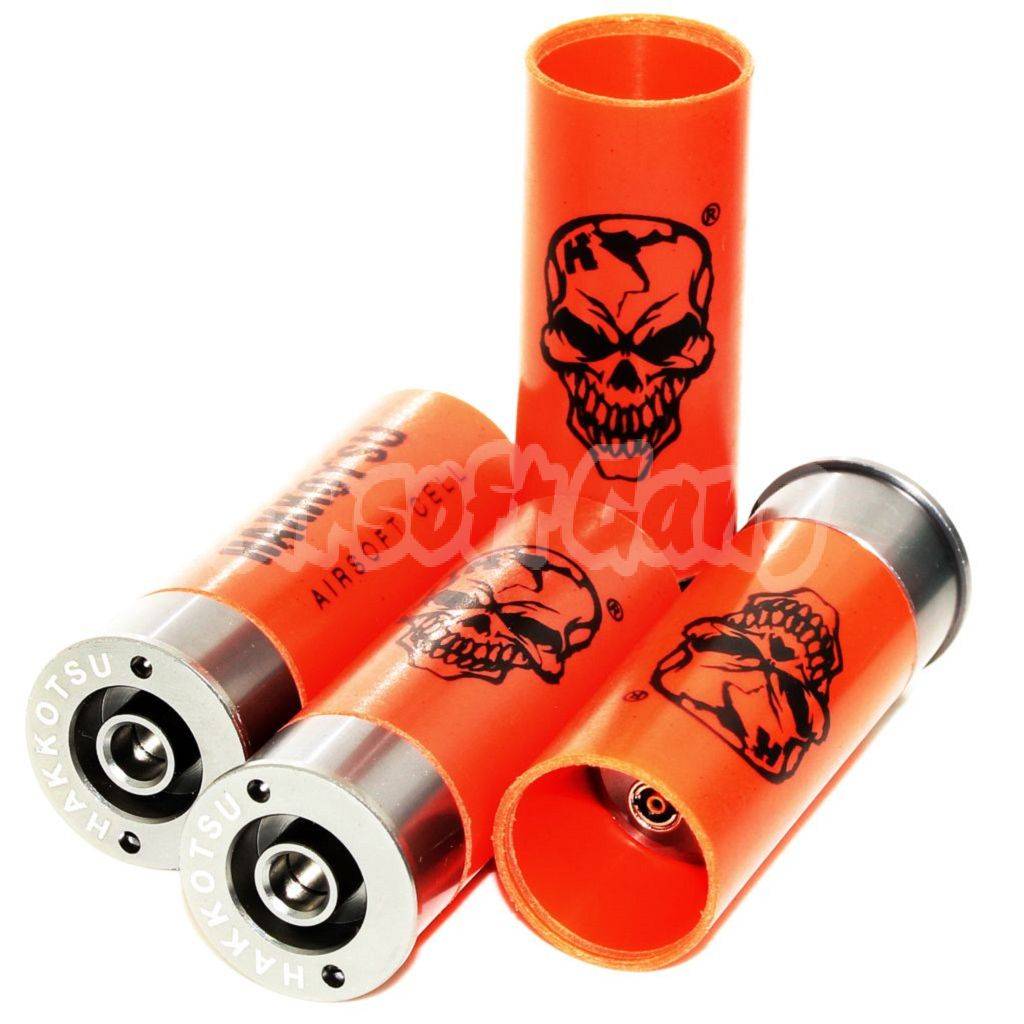 Airsoft APS 4pcs x11rd XPower Co2 MK1 MK-I MK-3 MK-III CAM870 Shotgun Cartridge Shell Orange